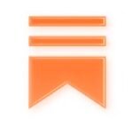 Substack logo, white